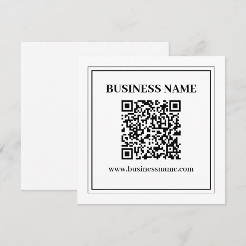 Instantly Create a Scannable QR code for Business Note Card