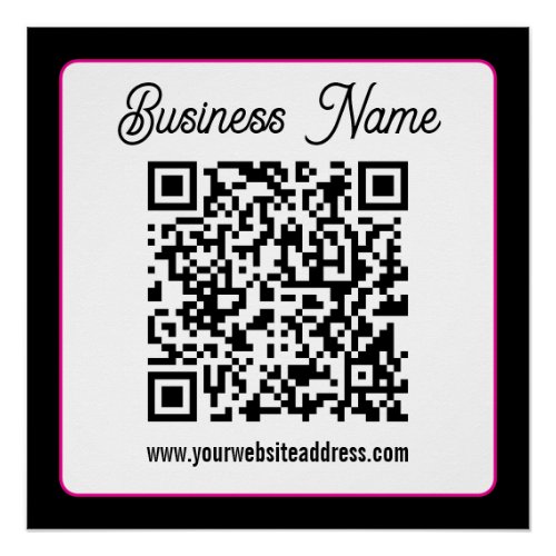Instantly Create a Scannable QR code for Business Poster