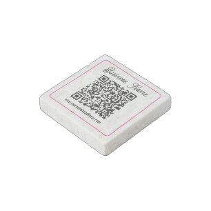 Instantly Create a Scannable QR code for Business Stone Magnet