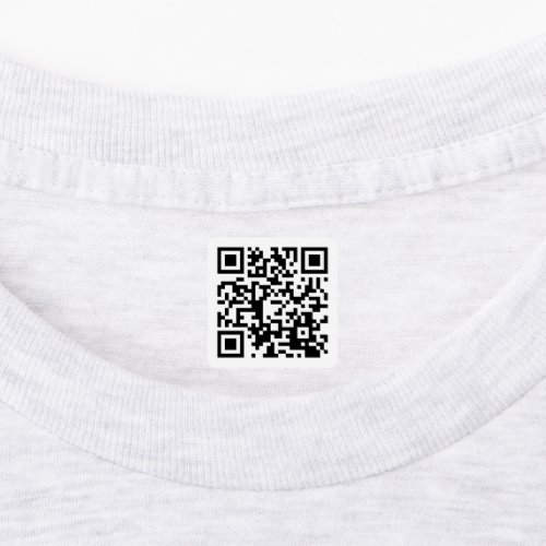 Instantly Create QR Code  Waterproof Clothing Labels