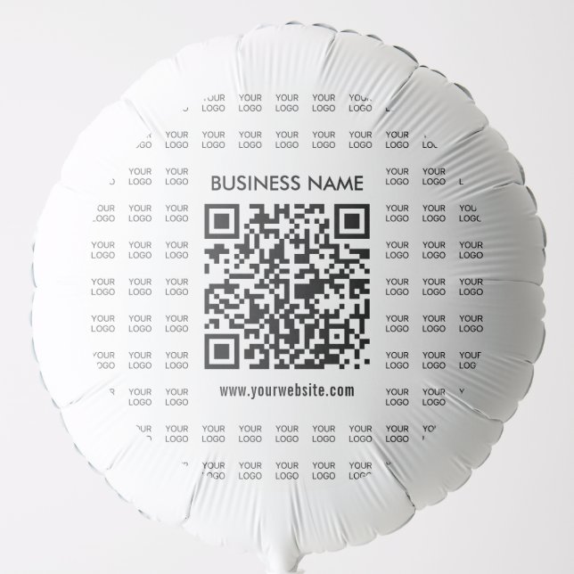 Instantly Create Scannable QR code & Logo Pattern Balloon (Front)