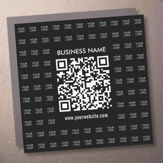 Instantly Create Scannable QR code & Logo Pattern Car Magnet (Creator Uploaded)