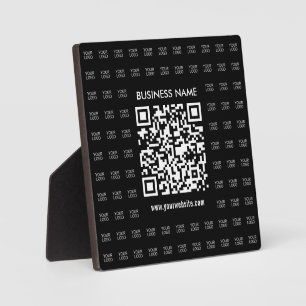 Instantly Create Scannable QR code & Logo Pattern Plaque