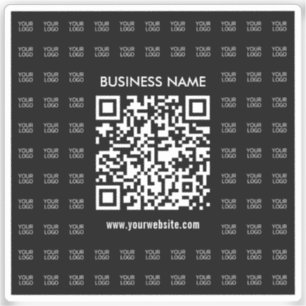 Instantly Create Scannable QR code & Logo Pattern Sticker