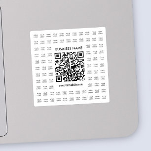 Instantly Create Scannable QR code & Logo Pattern Sticker
