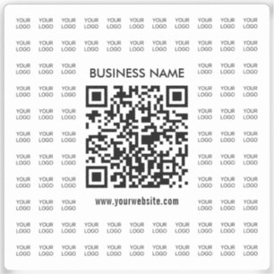 Instantly Create Scannable QR code & Logo Pattern Sticker