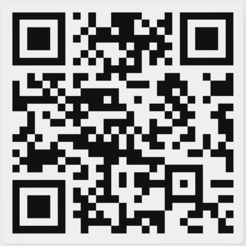 INSTANTLY CREATE Scannable QR Code  Transparent Sticker