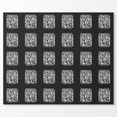 Instantly Create Tiled Pattern QR Code  Name Etc Wrapping Paper