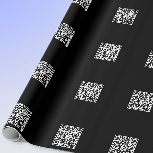 Instantly Create Your Own QR Code wTiled Pattern Wrapping Paper