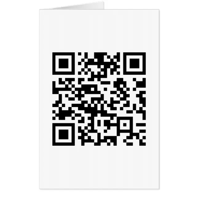 Url Card Instantly Created QR Code (by entering your URL) Card | Zazzle