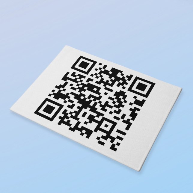 Instantly Created QR Code (by entering your URL) Doormat (Creator Uploaded)