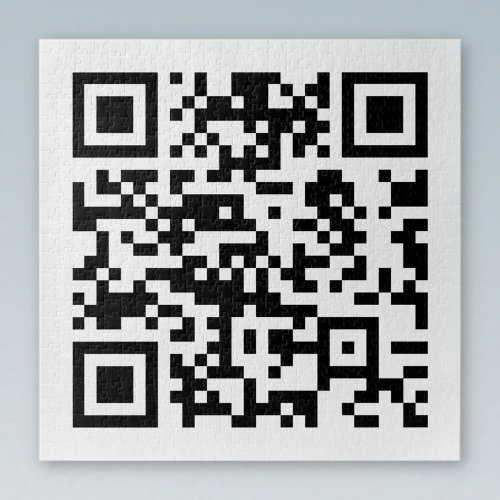 Instantly Created QR Code by entering your URL Jigsaw Puzzle