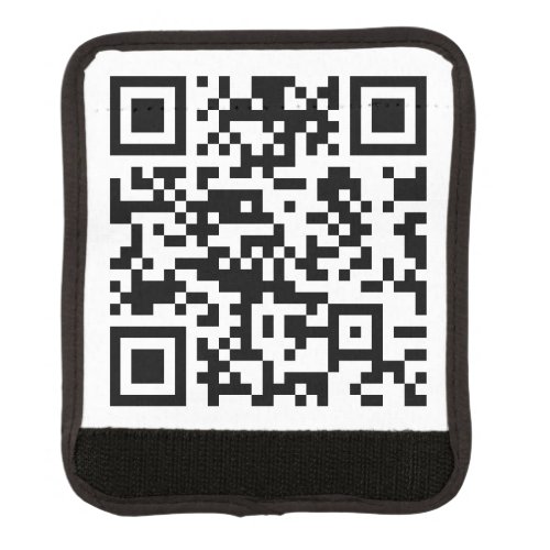 Instantly Created QR Code by entering your URL Luggage Handle Wrap