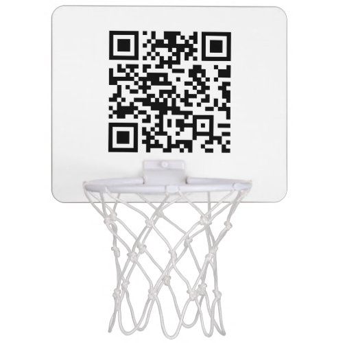 Instantly Created QR Code by entering your URL Mini Basketball Hoop