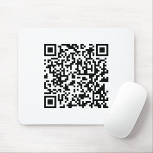 Instantly Created QR Code (by entering your URL) Mouse Pad