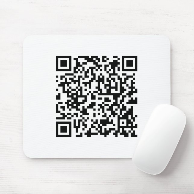 Instantly Created QR Code (by entering your URL) Mouse Pad (With Mouse)