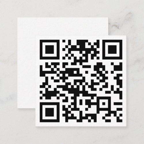 Instantly Created QR Code by entering your URL Note Card