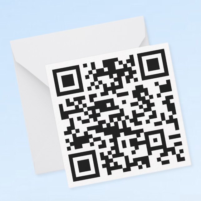Instantly Created QR Code (by entering your URL) Note Card (Creator Uploaded)