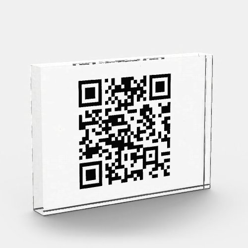 Instantly Created QR Code by entering your URL Photo Block