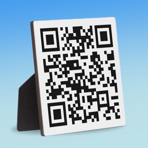 Instantly Created QR Code by entering your URL Plaque