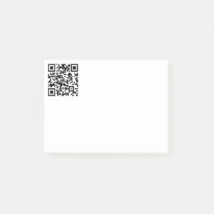 Instantly Created QR Code (by entering your URL) Post-it Notes