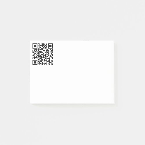 Instantly Created QR Code by entering your URL Post_it Notes