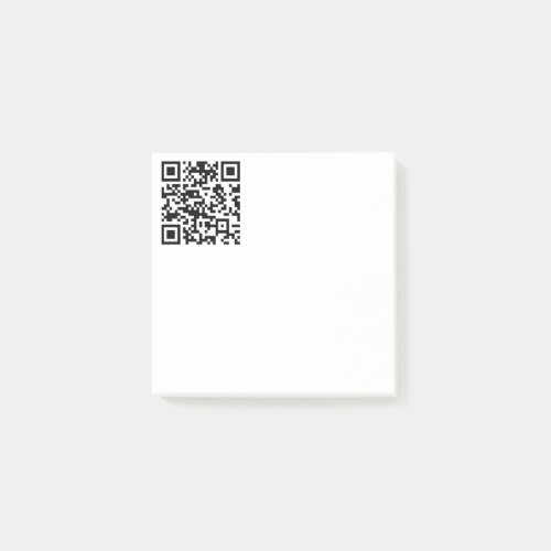 Instantly Created QR Code by entering your URL Post_it Notes