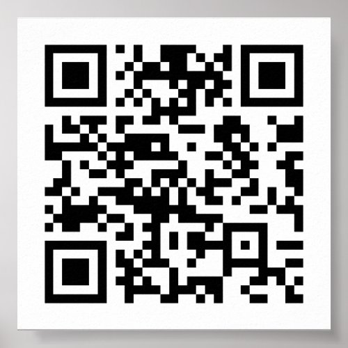 Instantly Created QR Code by entering your URL Poster