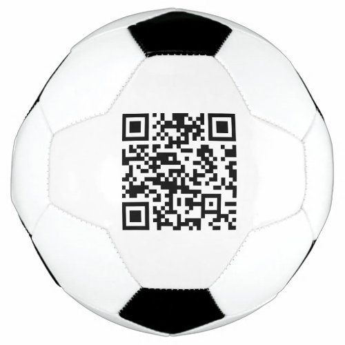 Instantly Created QR Code by entering your URL Soccer Ball