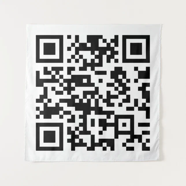 Instantly Created QR Code (by entering your URL) Tapestry