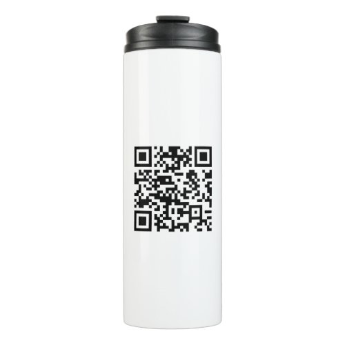 Instantly Created QR Code by entering your URL Thermal Tumbler