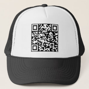 Instantly Created QR Code (by entering your URL) Trucker Hat