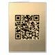 Instantly Editable QR code Template | Faux Gold Card | Zazzle