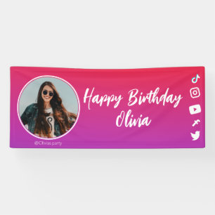 Instaparty or BloggerParty Birthday Banner