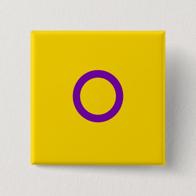 Instersex Flag Button (Front)