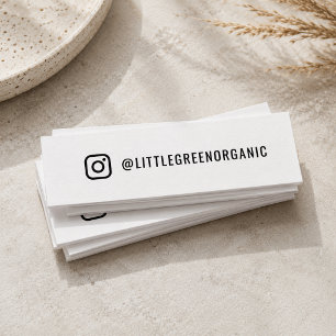 Instgram Business Cards   Custom IG Handle Card