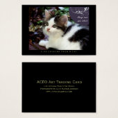Instinct Life Lessons From a Cat ACEO Art Cards (Front & Back)