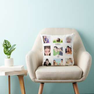 Instragram Modern Stylized Your Photos Throw Pillow