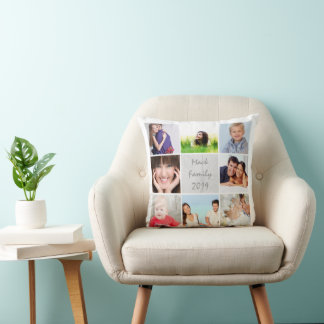 Instragram Modern Stylized Your Photos Throw Pillow