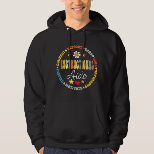 Instructional Aide Assistant 100th Day Of School T Hoodie