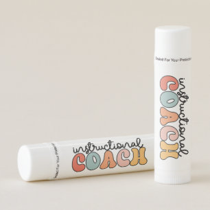 Instructional Coach Educational Coach Retro Lip Balm