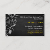 Instructional Cooking/Chef Business Card (Back)