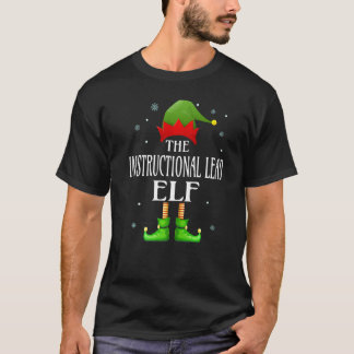 Instructional Lead Elf Xmas Funny Family Matching T-Shirt