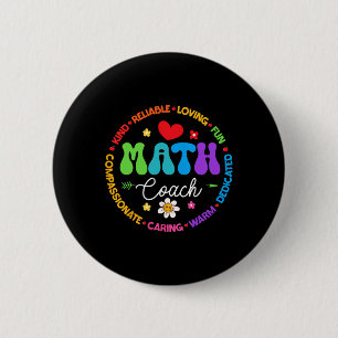Instructional Math Coach Crew Back To School Match Button