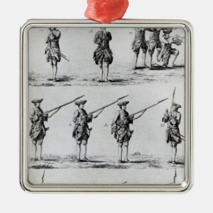Instructions for a Bayonet Drill Metal Ornament