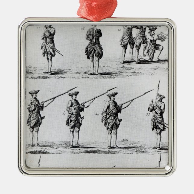 Instructions for a Bayonet Drill Metal Ornament (Front)