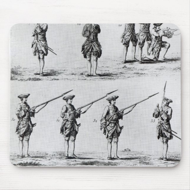 Instructions for a Bayonet Drill Mouse Pad (Front)