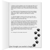 "Instructions for GivingYour Cat a Pill" Cards (Inside (Right))