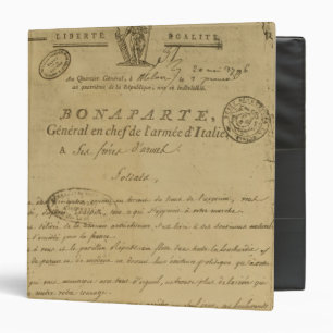Instructions to soldiers issued by Napoleon 3 Ring Binder