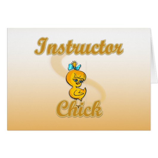 Instructor Chick Cards (Front Horizontal)